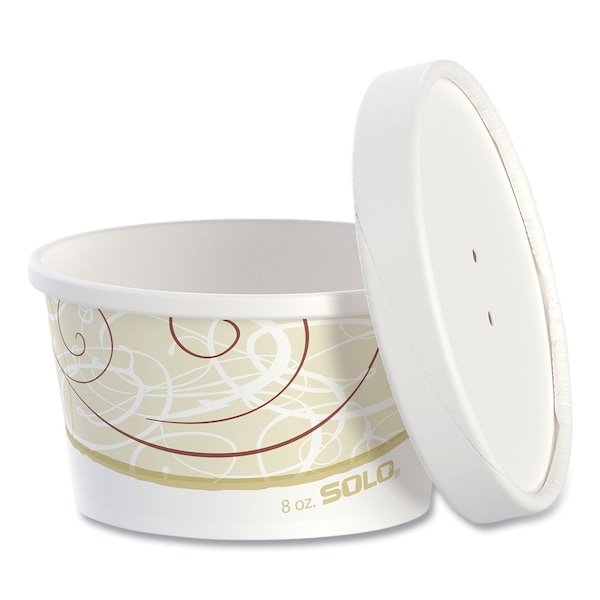 Dart Flexstyle Double Poly Food Combo Packs, 8oz, Paper, Symphony, PK250 KHSB8A-J8000 - main